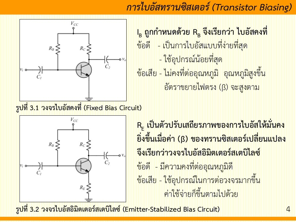 Importance of transistor biasing partnerreka