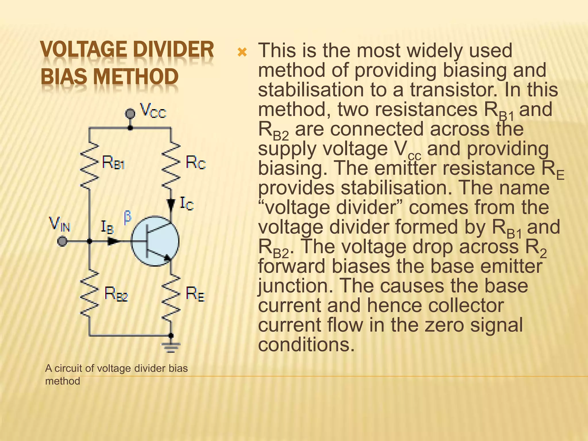 Transistor biasing PPT