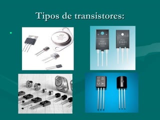 Diferencia entre transistor comoDiferencia entre transistor como
interruptorinterruptor
• La diferencia entre el transisto...