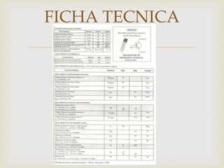 
FICHA TECNICA
 