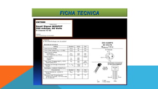 FFIICCHHAA TTEECCNNIICCAA 
 