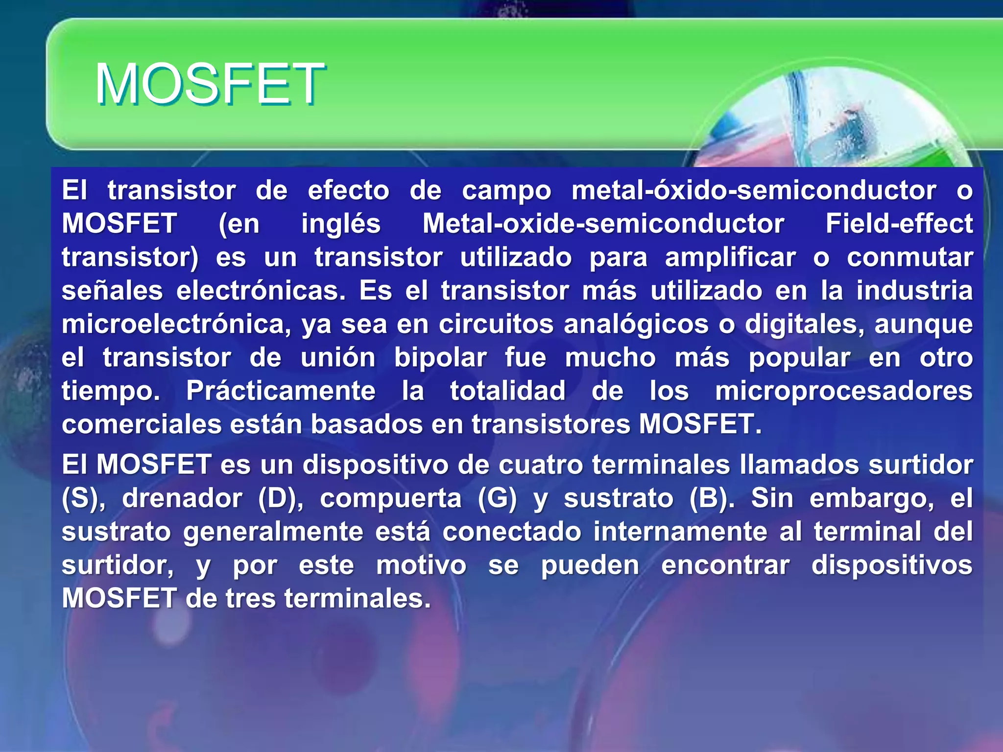 Cinco tipos de transistores de uso común | PPT | Descarga Gratuita