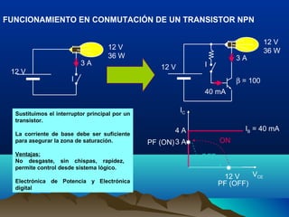 Transistores bipolares | PPT | Computer Peripherals | Computing
