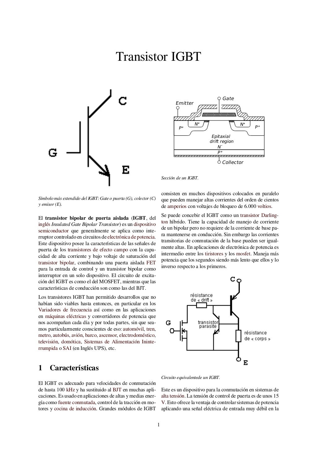 Transistor igbt