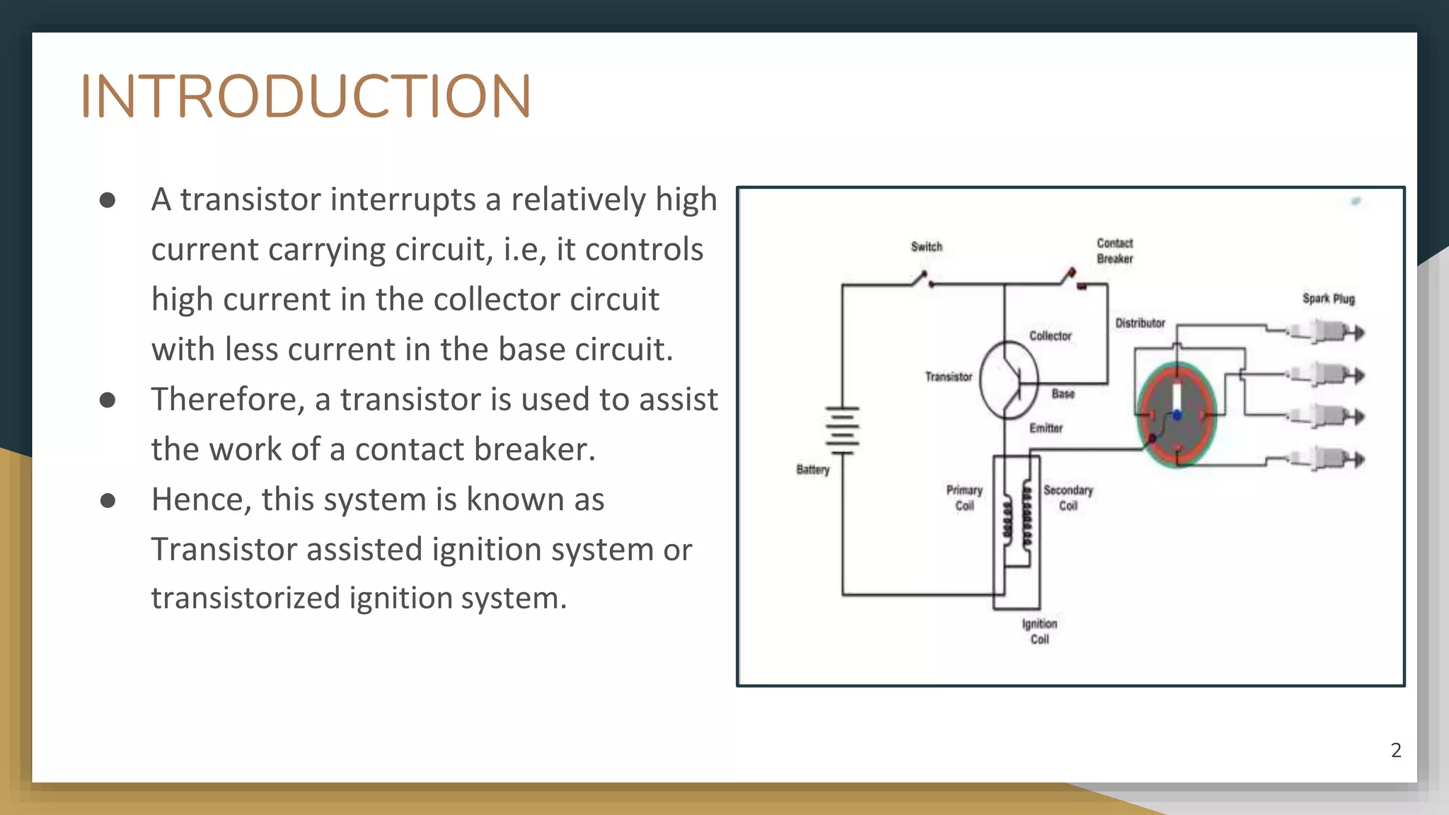 Transistor ignition system PPT