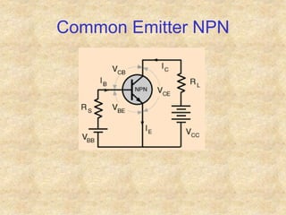 Common Emitter NPN
 