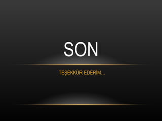 TE?EKK?R EDER?M SON 