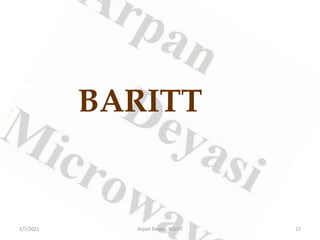 BARITT
2/7/2021 27
Arpan Deyasi, RCCIIT
 