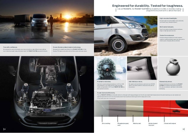 transit custom brochure