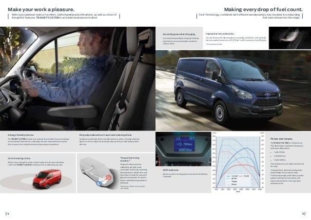 transit custom brochure