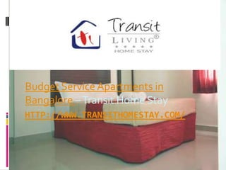 http://www.transithomestay.com/ Budget Service Apartments in Bangalore – Transit Home Stay 