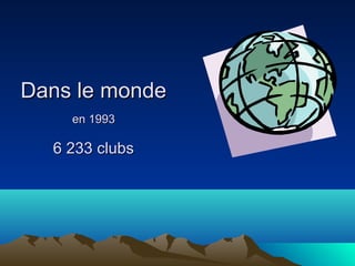DDaannss llee mmoonnddee 
eenn 11999933 
66 223333 cclluubbss 
 