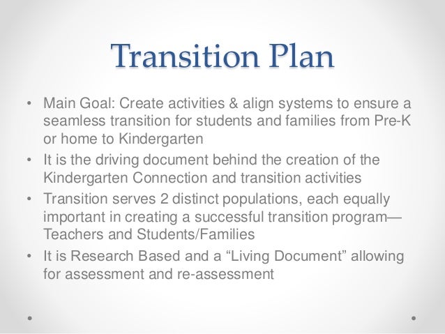 Kindergarten Transition - Easton Area School District