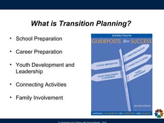 Transition Timelines
See also:
http://thearcofmass.org/resources/transition/
Timelines can be valuable planning tools
 