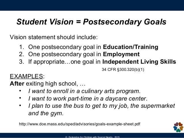 transition plan examples