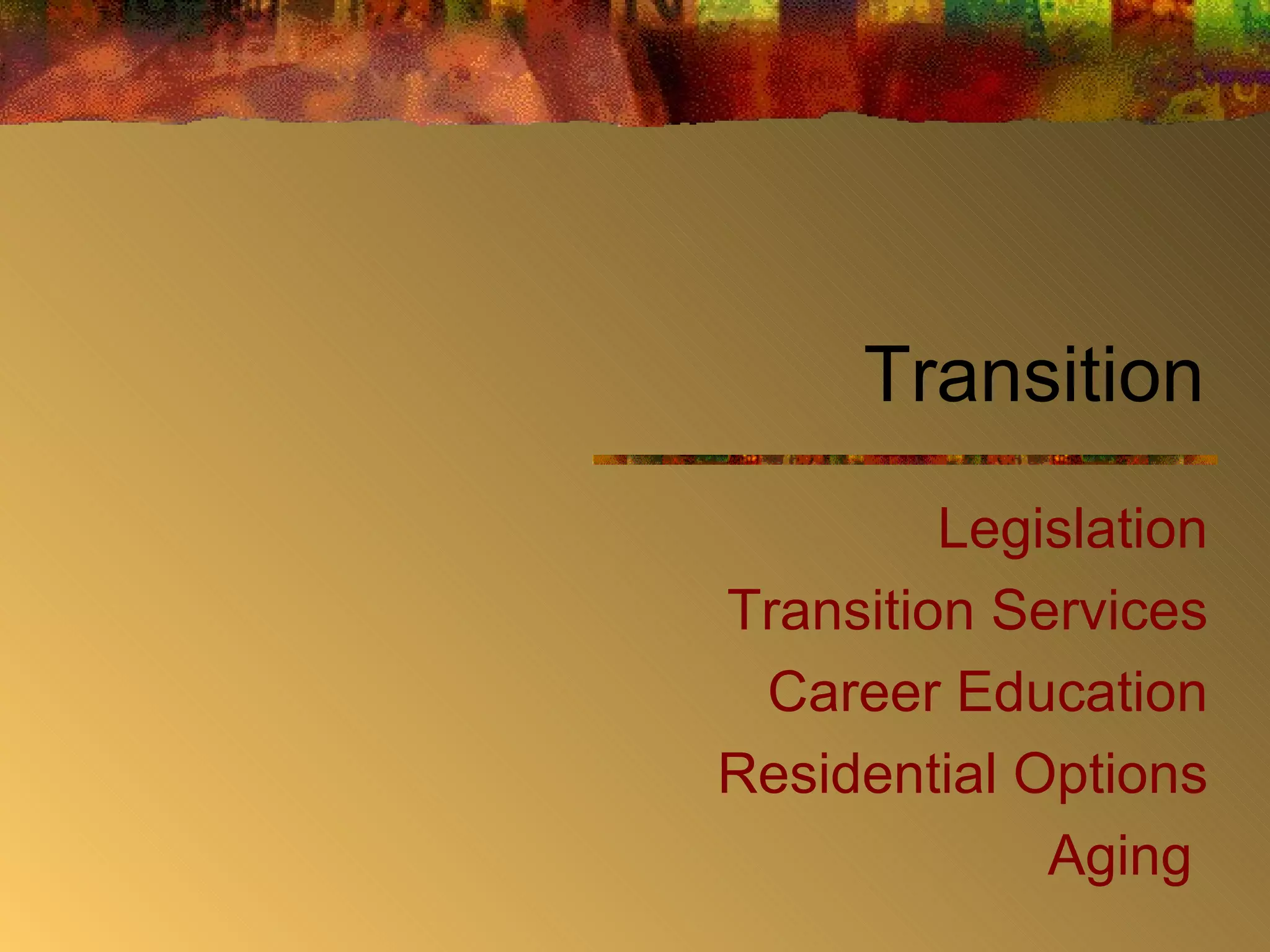 Transitional Period For Student With Disabilities And Autism | PPT