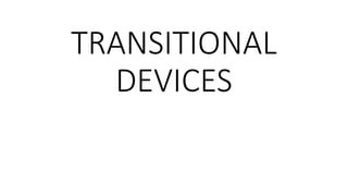 TRANSITIONAL DEVICES and used of conjunctions | PPTX