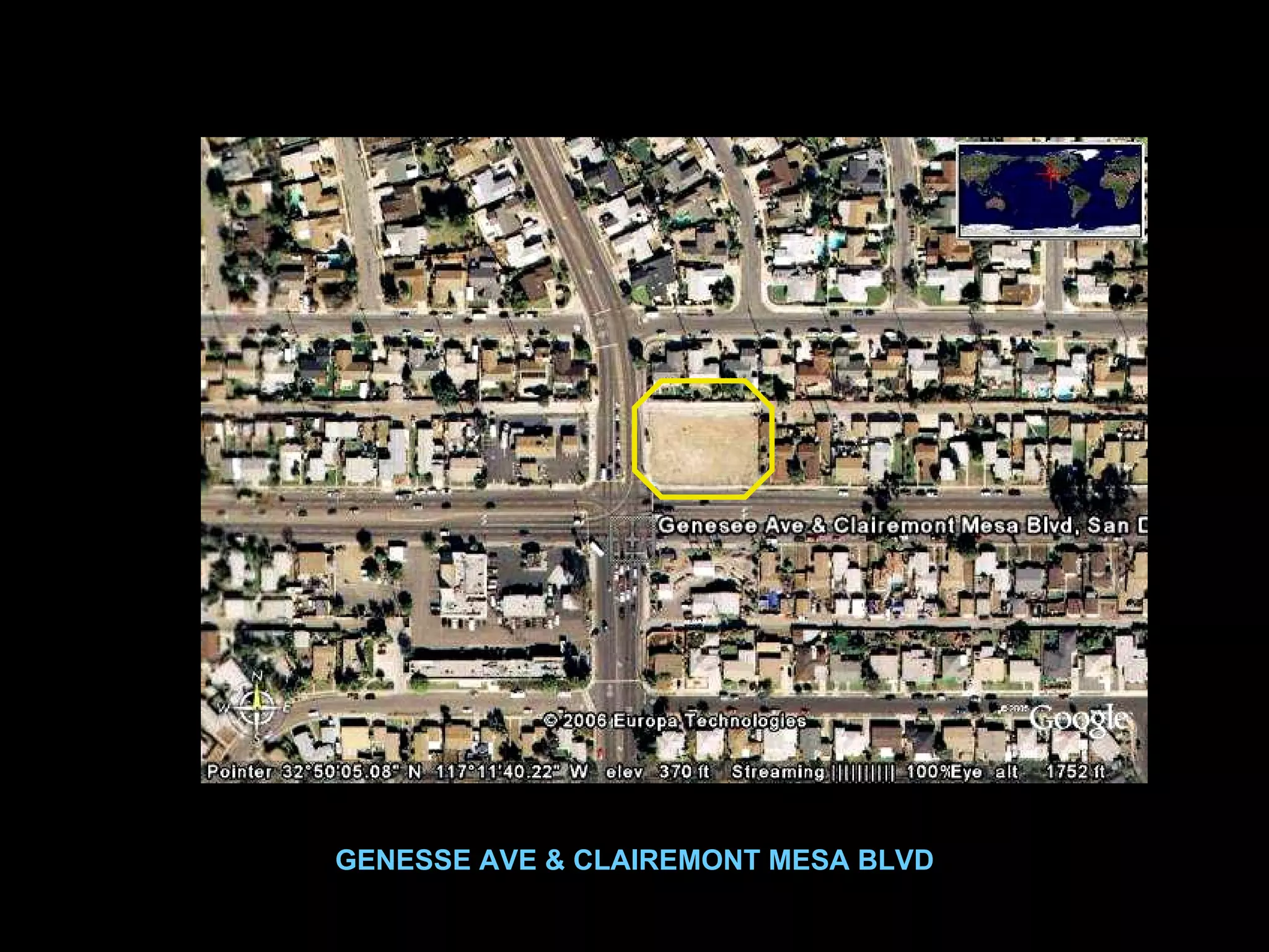 GENESSE AVE & CLAIREMONT MESA BLVD 