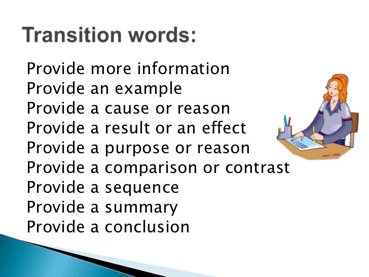 transitional words contrast transition words