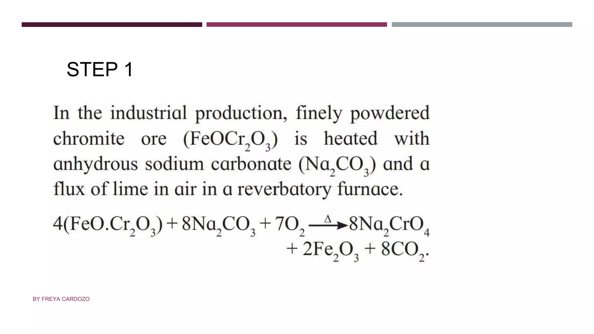 STEP 1
STEP 1
BY FREYA CARDOZO
 
