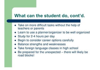 Transition From High School To College | PDF