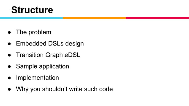 Transition graph using free monads and existentials | PPT