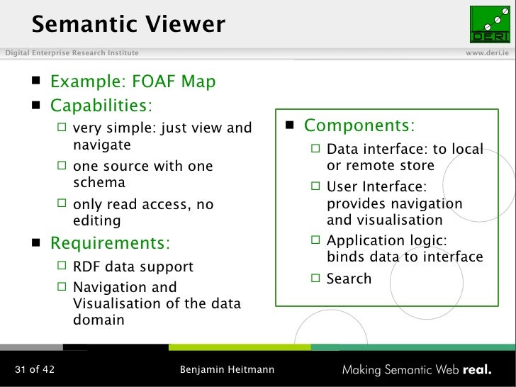Semantic web master thesis