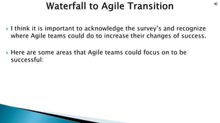 Transitioning from Waterfall to Agile | PDF
