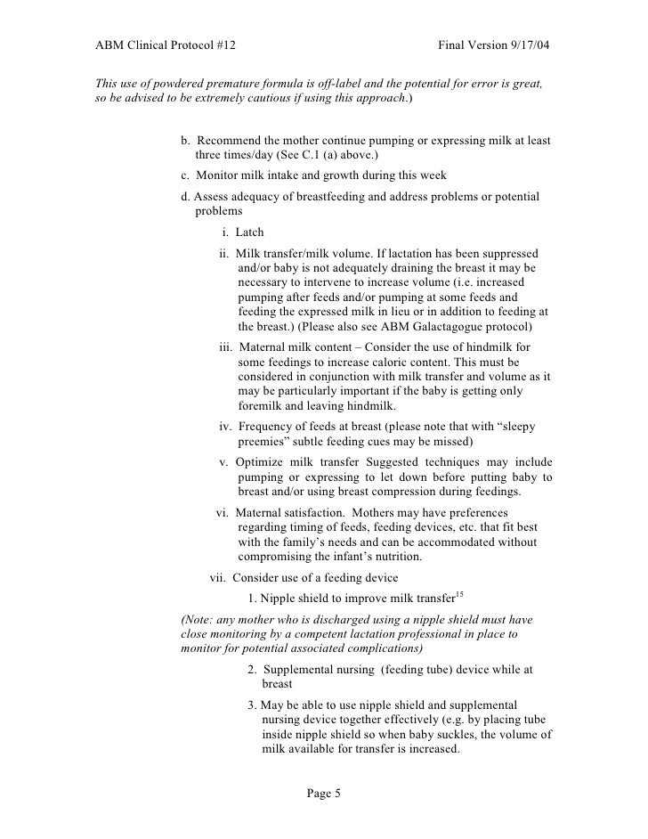 transitioning from breastmilk to formula