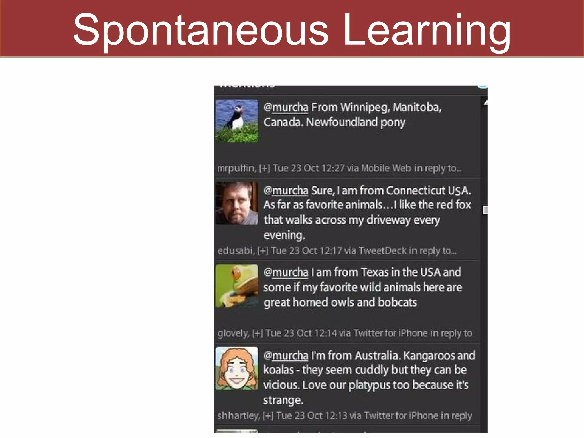 Spontaneous Learning
 