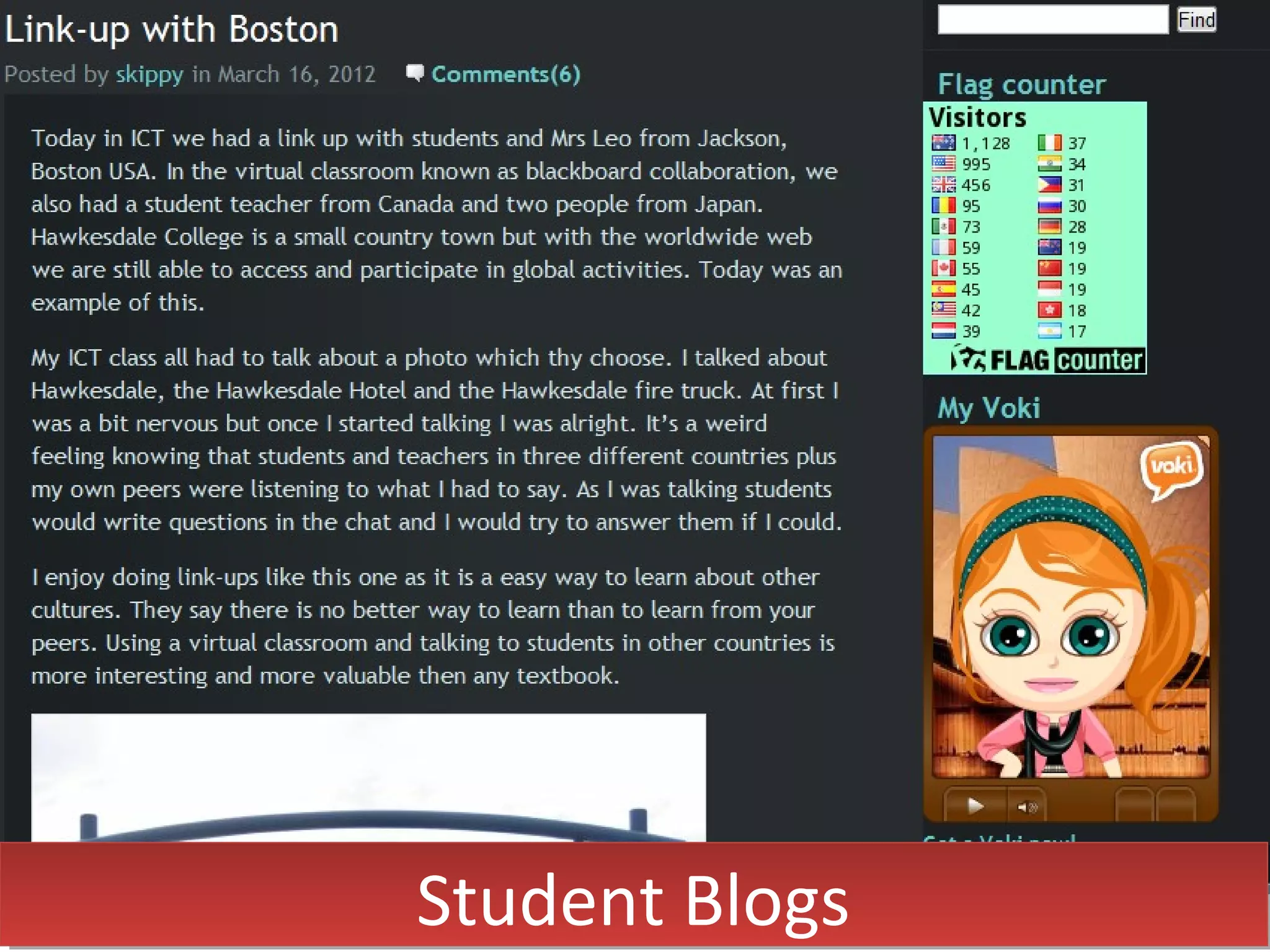 Student Blogs
Student Blogs
 