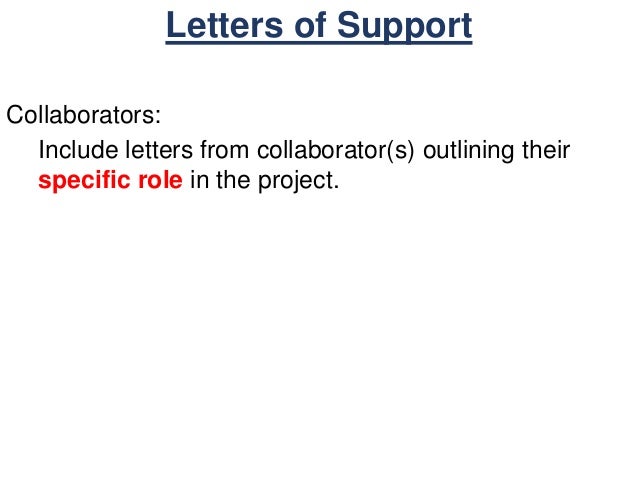 transitioning to independence tips for writing nih career k award nih letter of support example