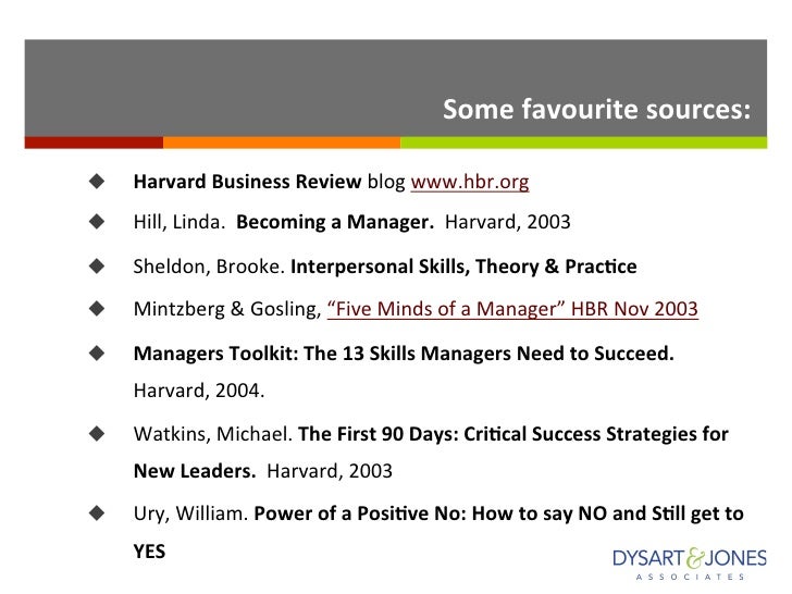 Six Basics For General Managers