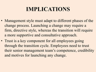 Transition management