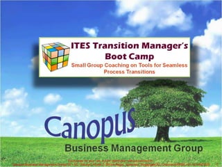 Exclusively for your use, not for distribution without permission. Canopus Business Management Group| 35 – B1, Gokulam Phase 2, Sriram Nagar, Nolambur, Mogappair(W), Chennai 600095| +91 44 43527020  1 