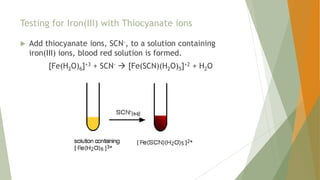 Transition metals: Manganese, Iron and Copper | PPTX