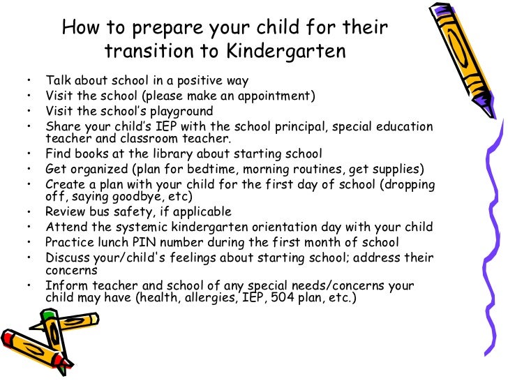 Transition to Kindergarten