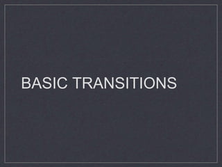 Transitions | PPTX