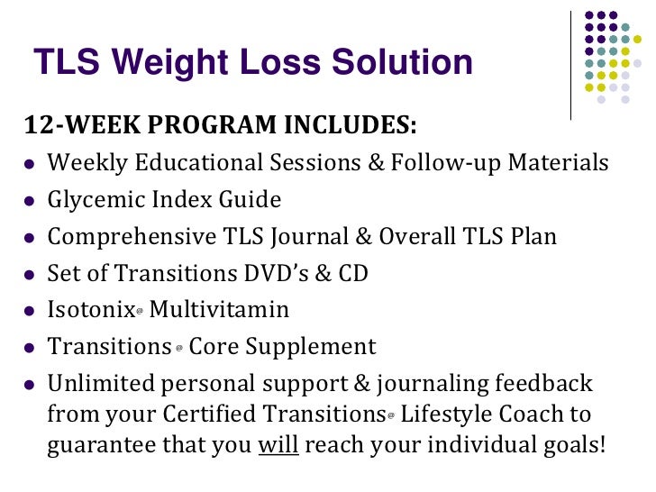 TLS Weight Loss Solution Overview