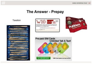 The Answer - Prepay
Taxation
 