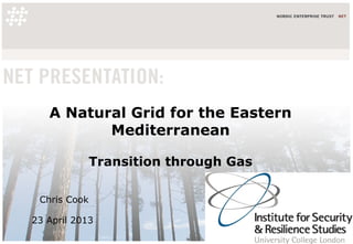 A Natural Grid for the Eastern
Mediterranean
Transition through Gas
Chris Cook
23 April 2013
 