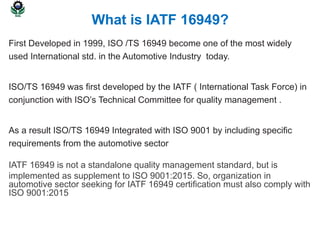 Iatf Evolution Transition to IATF, implementation guide | PPT