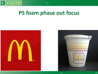 17
PS foam phase out focus
 