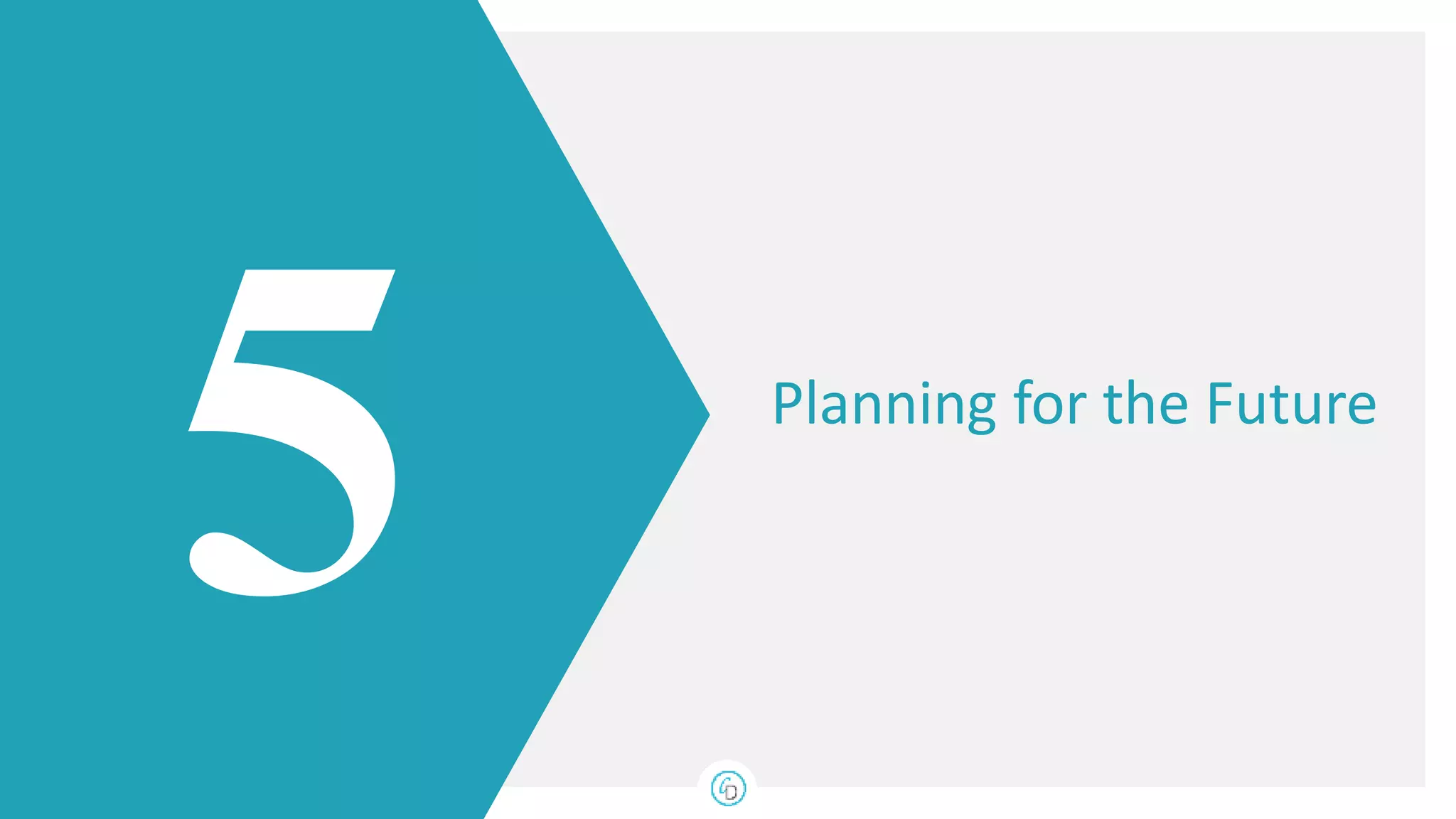 Planning for the Future
 