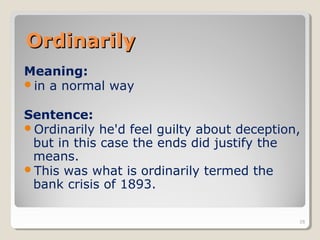 Transition words - English | PPT