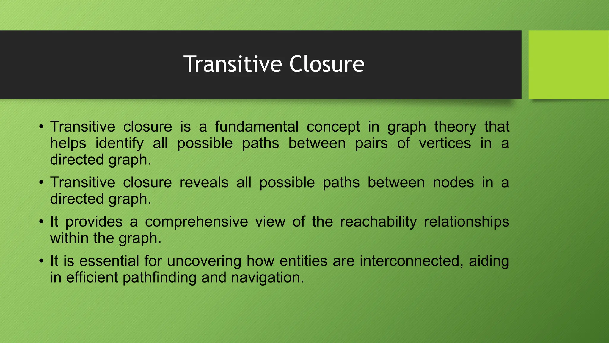 Transitive Closure of Direct Graph .pptx