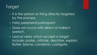 Transitivity and ideational meanings by Micheal Halliday | PDF