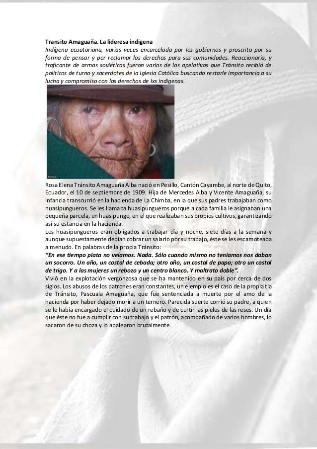 Transito amaguaña