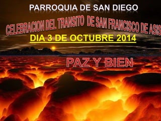 DIA 3 DE OCTUBRE 2014 
