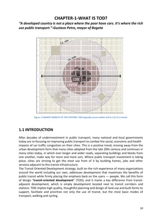 Tod Guidelines Transit oriented development | PDF